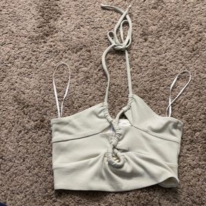 Cropped halter